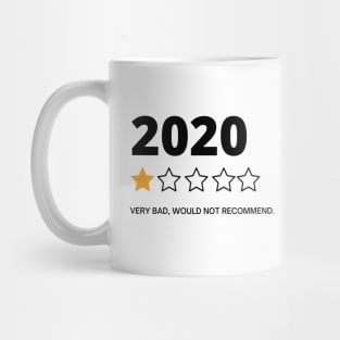 2020 Very Bad Would Not Recommend Mug